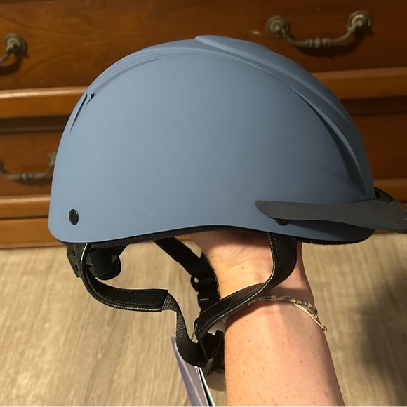 Blue Ovation Riding Helmet - Picture 2 of 5